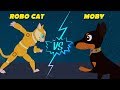 Mighty Raju - The Robo Cat vs Moby | Fun Cartoon for Kids