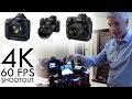 Canon 1DX Mark II 4K/60p Video Camera Review: vs Nikon D5, Sony a7R II