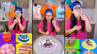 Ice cream challenge!🍨 Poppy playtime cake vs Wednesday Addams cake mukbang