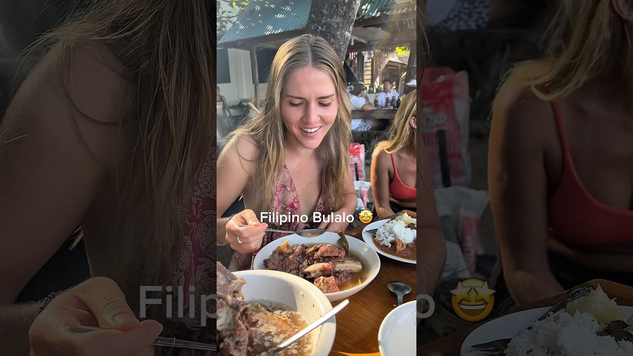 First Time eating Filipino food 🤩🇵🇭 