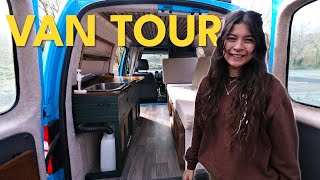 Micro Camper Van Tour | Ultimate DIY Off Grid Conversion | VW Caddy