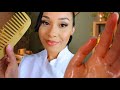 Asmr scalp treatment  scalp massage  hair wash  personal attention roleplay with layered sounds