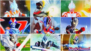 【ウルトラマン フュージョンファイト #1147】ニュージェネ兄貴ギンガ・ビクトリー・エックス全必殺技まとめ！！！ ULTRAMAN FusionFight