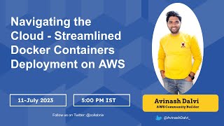 Navigating the Cloud - Streamlined Docker container Deployment on AWS