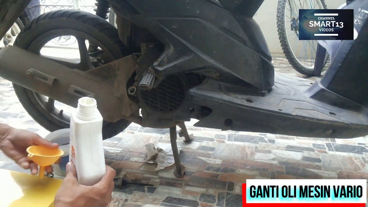 Cara Mengganti Oli  Motor  Vario  125 Evolusioto