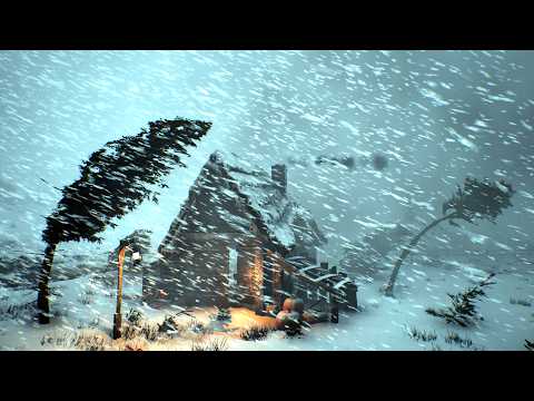 BRUTAL ALASKAN WINTER with EXTREME COLD and BLIZZARD for Sleeping | Sounds for Meditation 2026