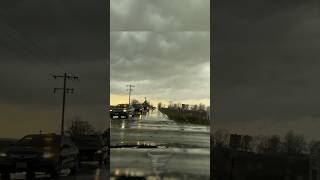 Chaser convergence was INSANE in Illinois! #tornado #wallcloud #thunderstorm #stormchasing #chaser