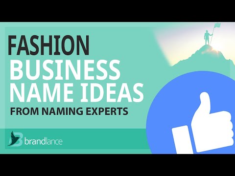 Best Fashion Business Name Ideas | Suggestions From Naming Experts | Brand Names Generator