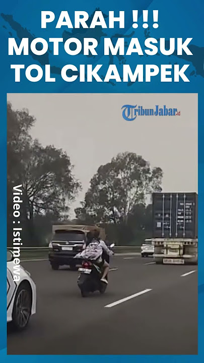 VIRAL !!! Motor Masuk Tol Jakarta–Cikampek, Bikin Heboh Pengendara