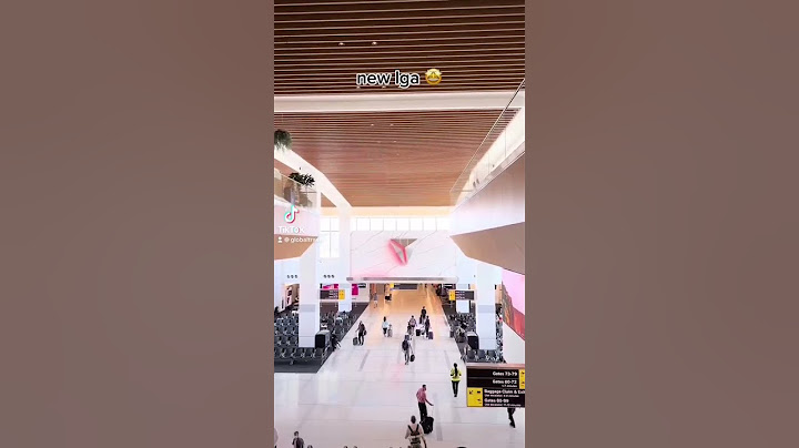the new terminal at laguardia airport 🤩