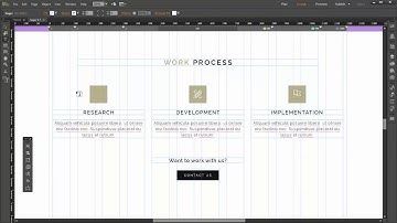 How to Customize "Work Process" Section | SAGE Muse Template