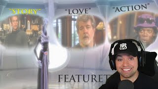 Reacting to FEATURETTES with George Lucas on Attack of the Clones