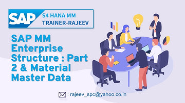 SAP MM S4 HANA Enterprise Structure Part 2 and SAP MM Material Master Data
