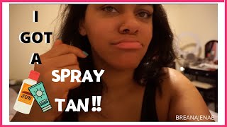 My First Spray Tan Breanajenae