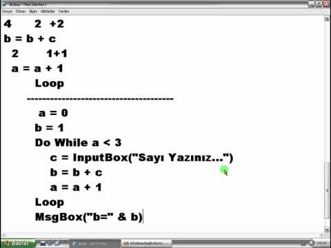 VisualBasic NET 2008 Ders 90 While Do    Loop Döngüsü Örnek Açıklama Ders89  Açıklama   Mozilla Fire