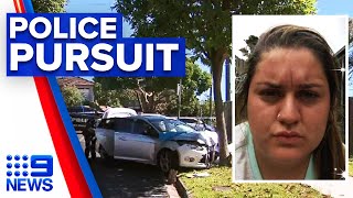 Police Allegedly Mowed Down Before High-Speed Pursuit 9 News Australia