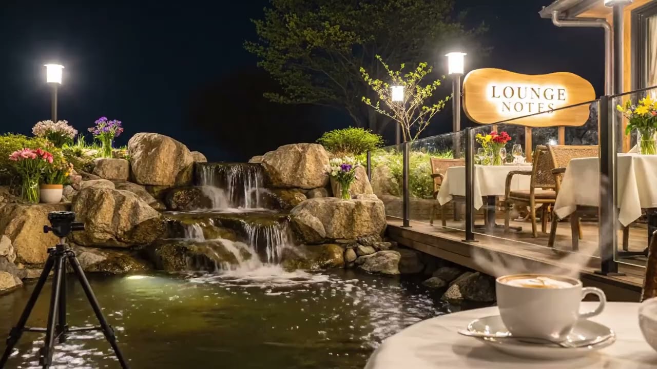 Relaxing Jazz Café ☕🎷 Ambience 4K  Snowy Night for Study, Sleep & Ultimate Comfort