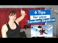 Tandem skydive - 6 Tips for your first skydive (To watch before!)