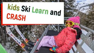 Kids Ski Crash and Learn. اسکی بازی کودک 5ساله