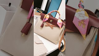 Shop with me | Hermes #Herbag 31 quadricolore haul