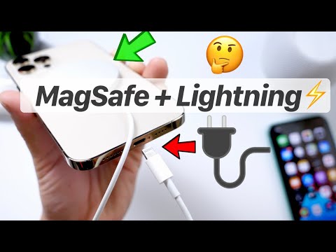 Charging iPhone with MagSafe + lightning SUPER FAST CHARGING! - What happens ?