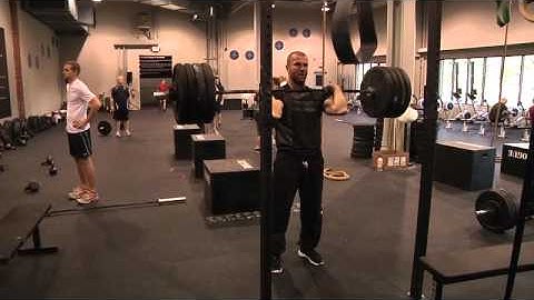 CrossFit - Mikko Salo Does Push Press WOD at Reebok CrossFit One