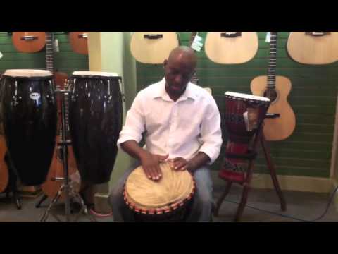 Djembe technique with Salah Adam