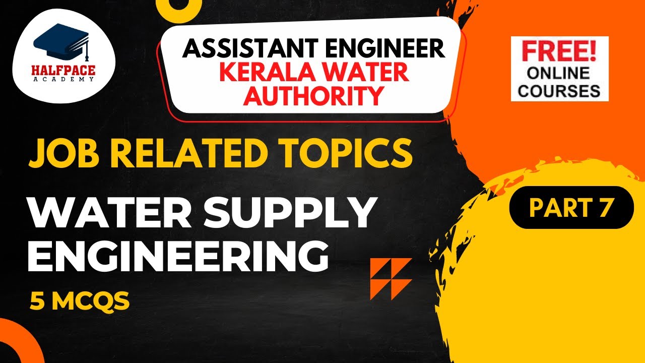 KWA A.E. FREE COURSE JOB RELATED TOPICS WATER SUPPLY ENGINEERING