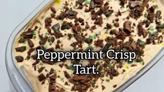 Peppermint Crisp Tart | Easy 4 Ingredient recipe.