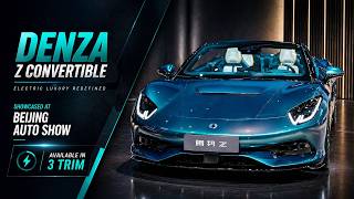 BYD Denza Z Convertible Showcased At 2026 Beijing Auto Show - Full Interior Exterior screenshot 3