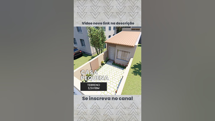 CASA PEQUENA | UM QUARTO | TERRENO 3,5 x 18m #shorts #shortvideo #short