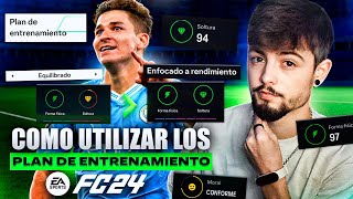 CÓMO FUNCIONAN los PLANES de ENTRENAMIENTO en MODO CARRERA FC 24? | Tutorial/Guia ✅ | TheMaverick