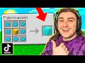 PRUEBO los TIKTOK más VIRALES DE MINECRAFT ¿FUNCIONAN? 😂😱 MINECRAFT TIKTOKS 8