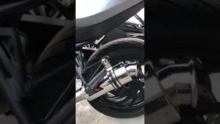 BMW F800 S sport exhaust sound Dominator GP1