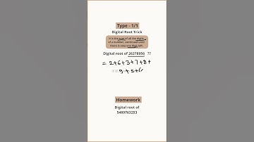 How to find digital root of a number in 5 seconds ? #youtubeshorts #digitalroot #mathstricks