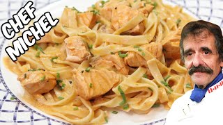 Tagliatelles au saumon