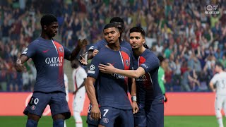 EA FC 24 | PSG vs AC Milan (Full 4K Champions League Gameplay)