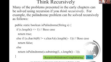 Daniel Liang Java Sections 18 4 and 18 5