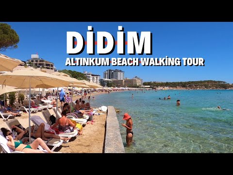 Didim Altınkum Beach / July 2021 Turkey [4K HDR] Best Beaches in Turkey