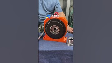 Rubber collet bidirectional spindle pneumatic chuck seat #chuck #cnc #collet