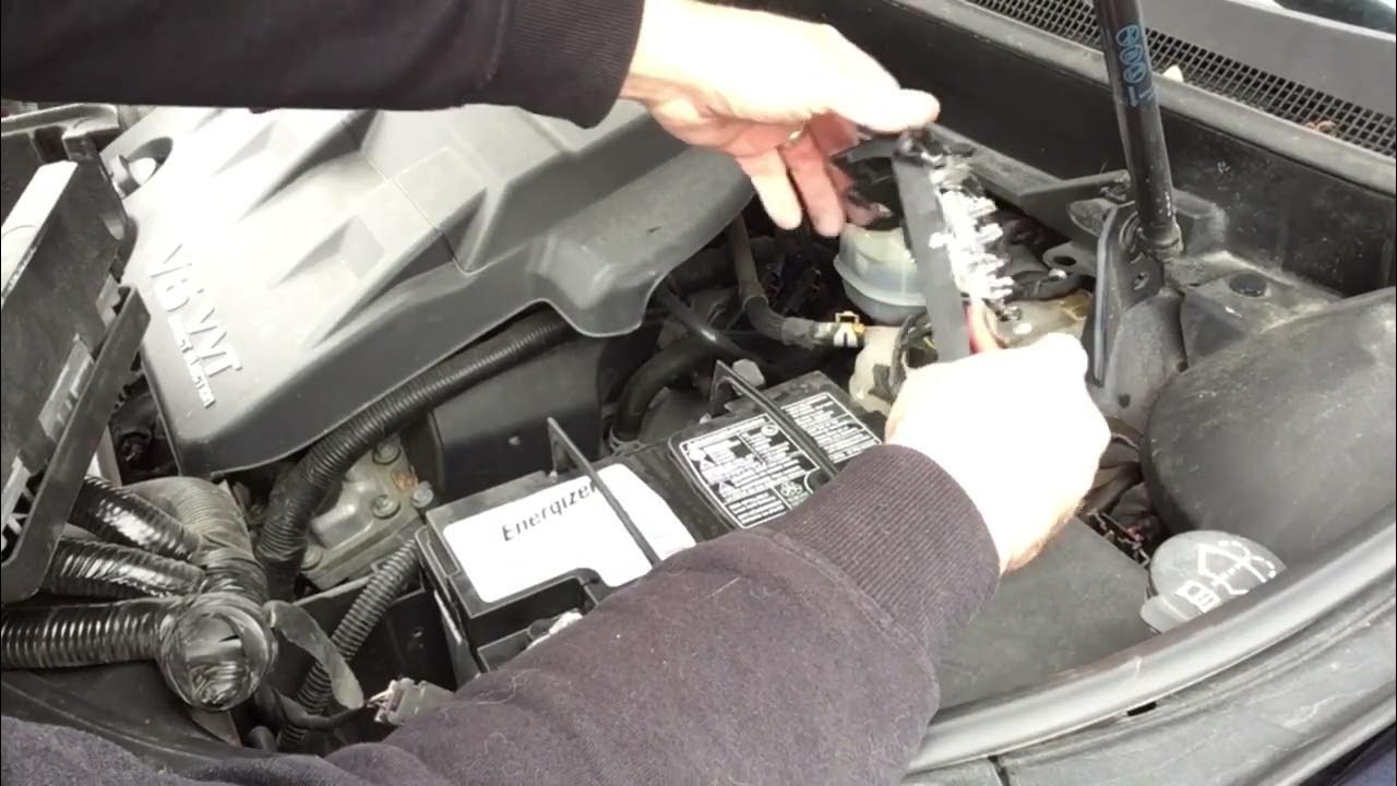 Battery Change in a 2016 Cadillac SRX - YouTube