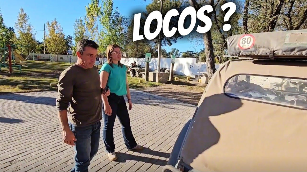 Vienen desde Francia con su autoHome año 1955