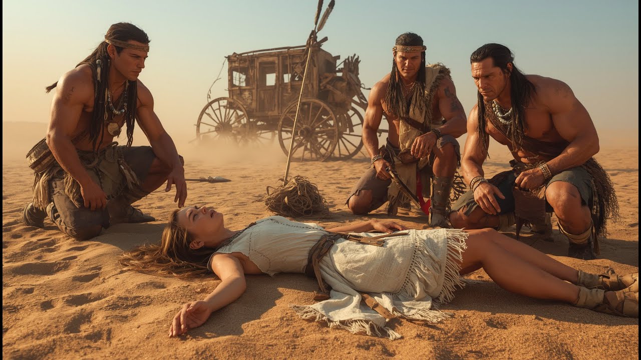 Novia Por Correo Agonizaba En El Desierto—Hasta Que 3 Apaches Juraron Mantenerla Con Vida