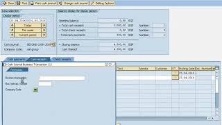 SAP end user -   2 cash journal  شرح ساب بالعربي  يومية المقبوضات