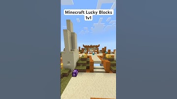 Minecraft Lucky Blocks #1v1 #pvp #minecraft #cubecraft #minecraftluckyblockbattle #gaming