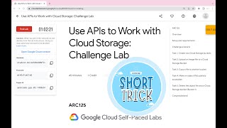 Use APIs to Work with Cloud Storage: Challenge Lab || #qwiklabs || #ARC125 ||  [With Explanation🗣️]