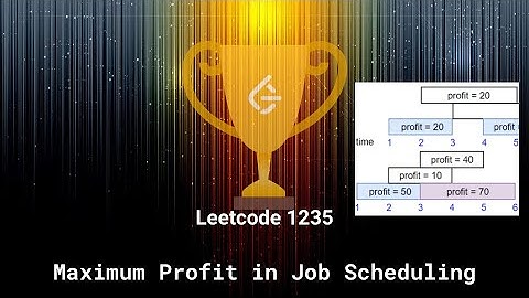 Leetcode 1235. Maximum Profit in Job Scheduling