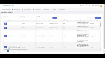 Adaptive BBS - Observation Comment Report