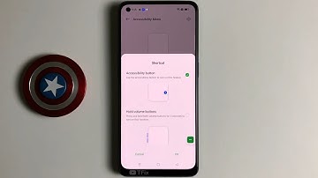 Accessibility Menu, Accessibility button on OPPO Reno7 Android 12