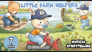 BunnyO Little Farm Helpers Mix | Music Storytelling | Nursery Rhyme for Kids, Babies & Toddlers